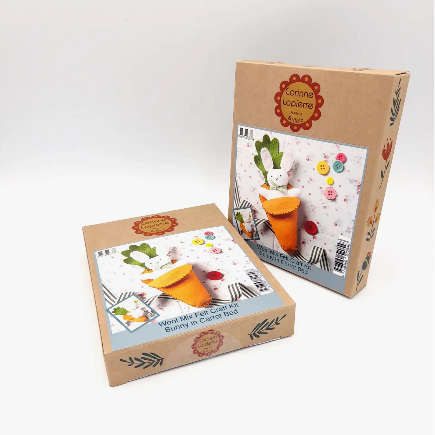 Bunny in Carrot Felt Craft Mini Kit