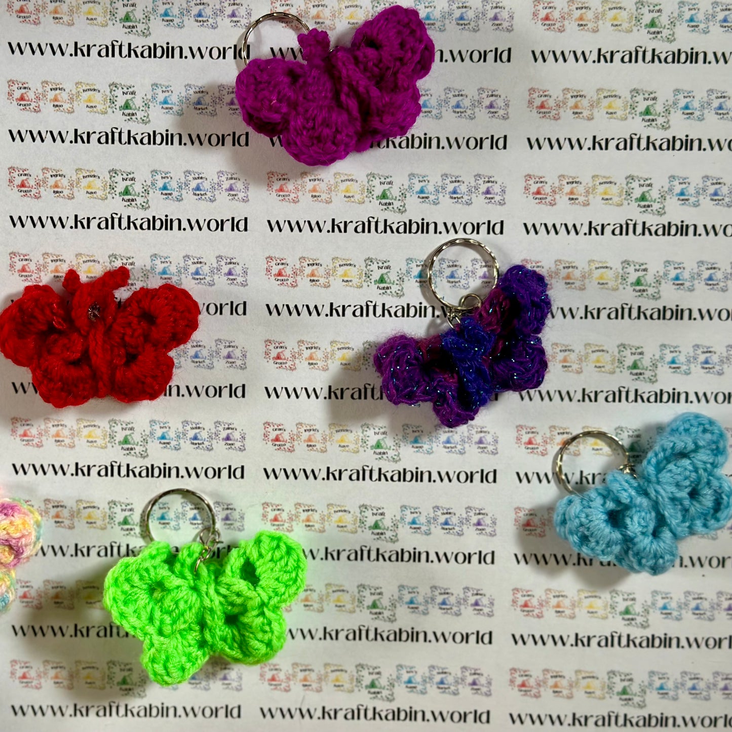 Hand Crocheted Animal Keyrings