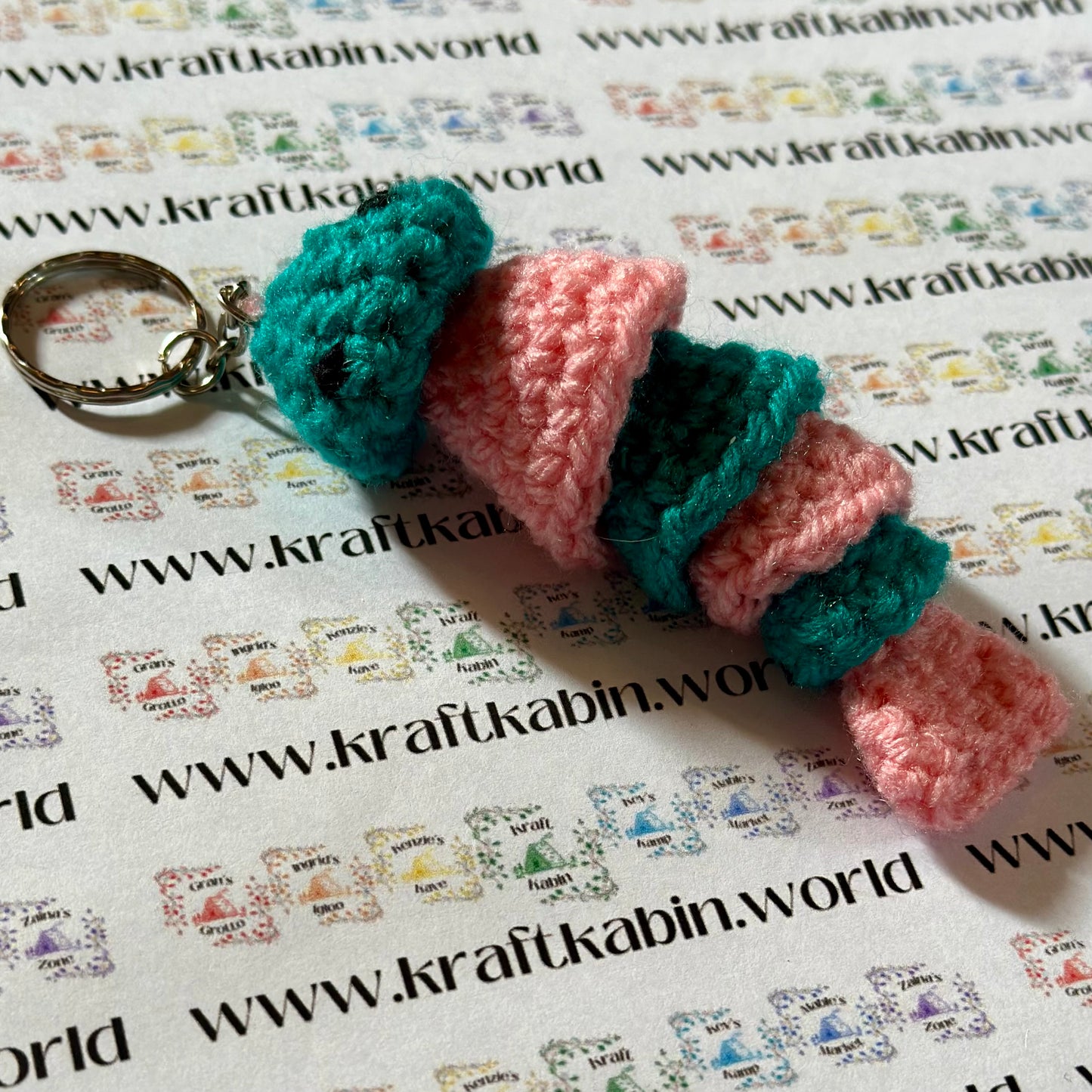 Hand Crocheted Animal Keyrings