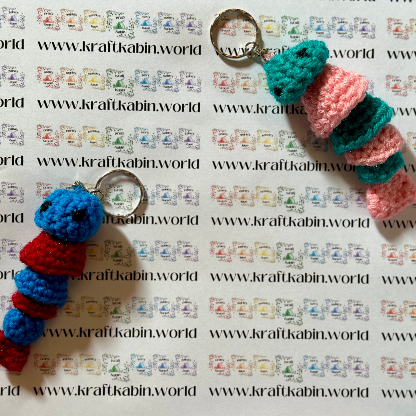 Hand Crocheted Animal Keyrings