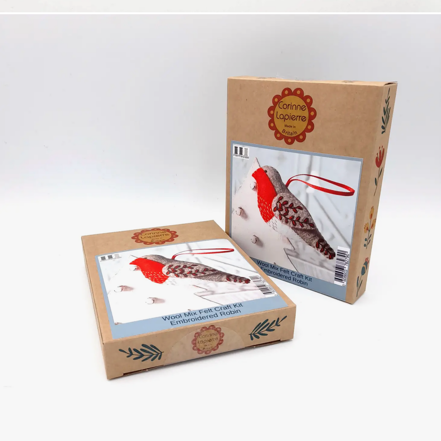 Embroidered Robin Felt Craft Mini Kit