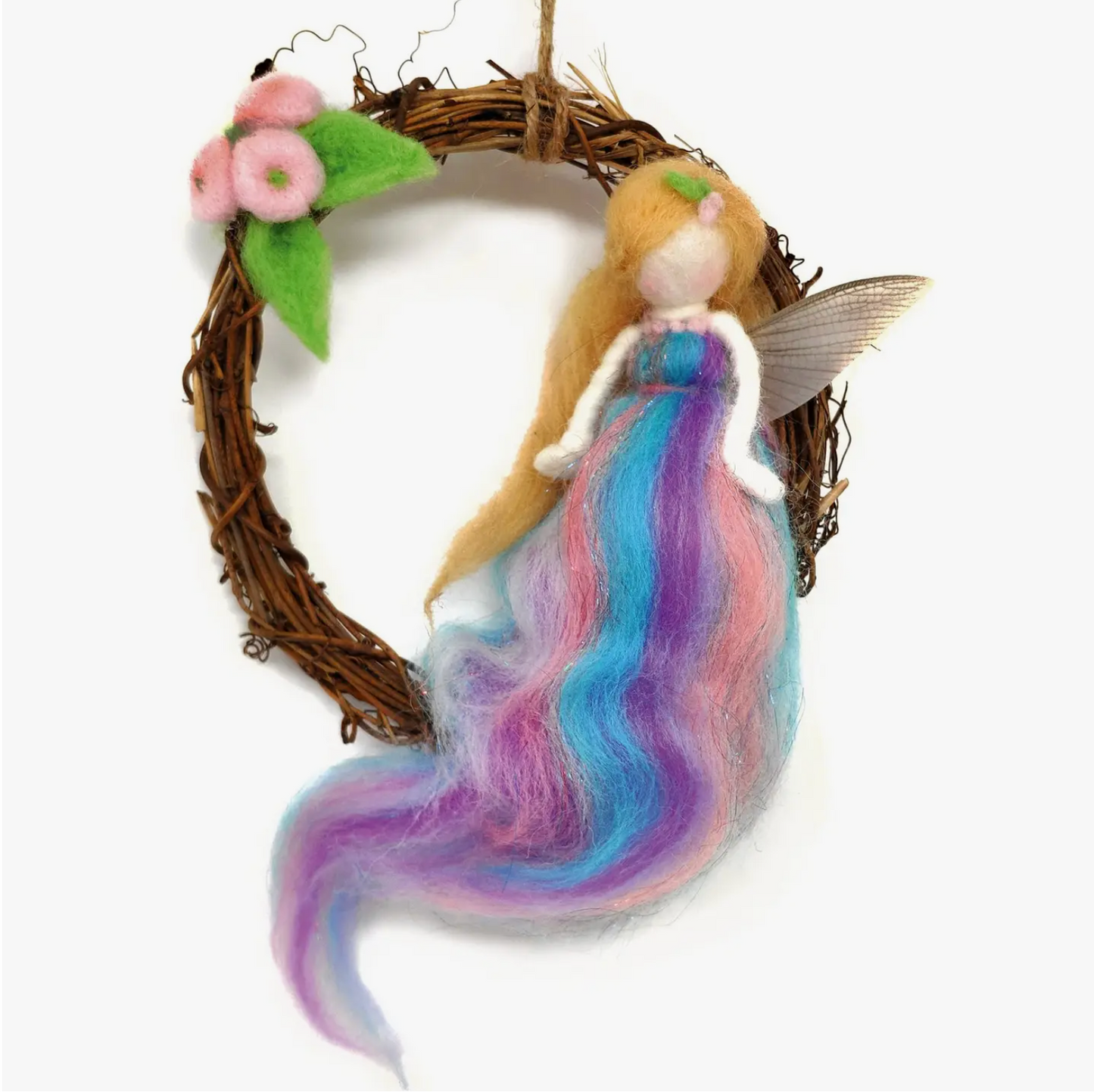 Summer Fairy Wreath Needle Felting Craft Kit