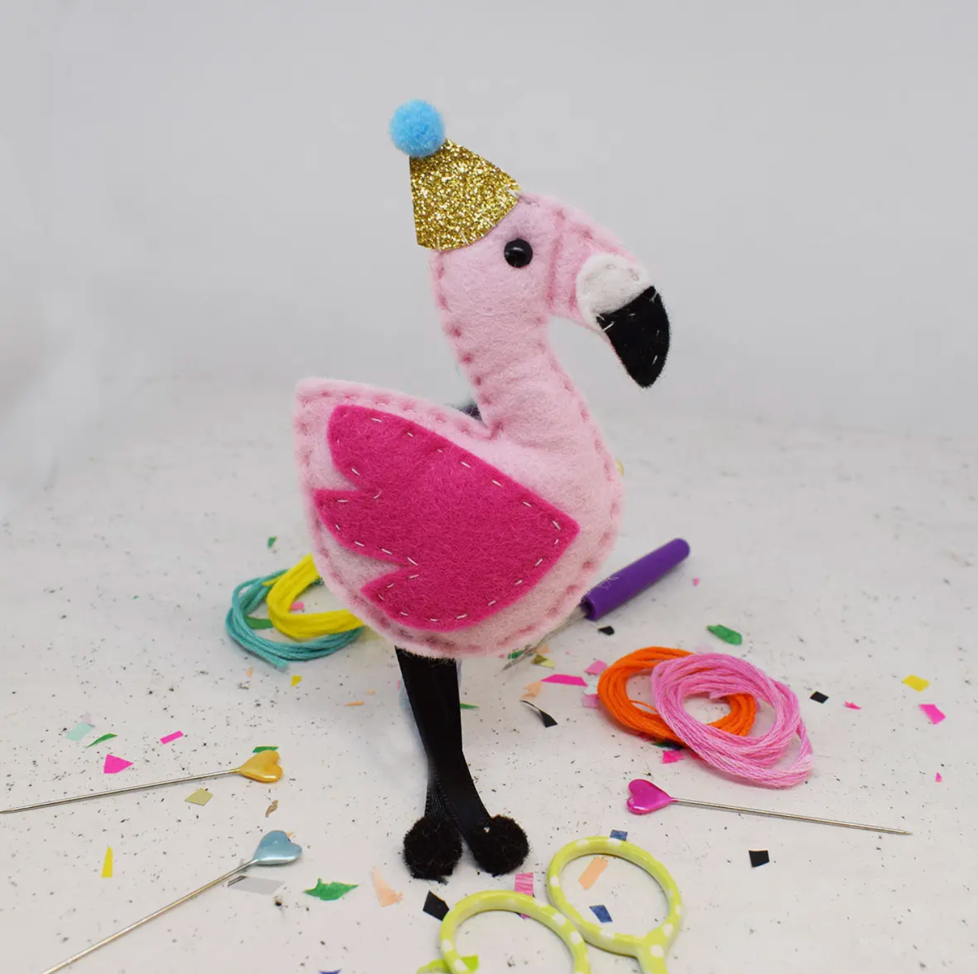 Fernando Flamingo Mini Felt Craft Kit