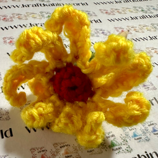 Hand Crocheted Flower Pencil Toppers