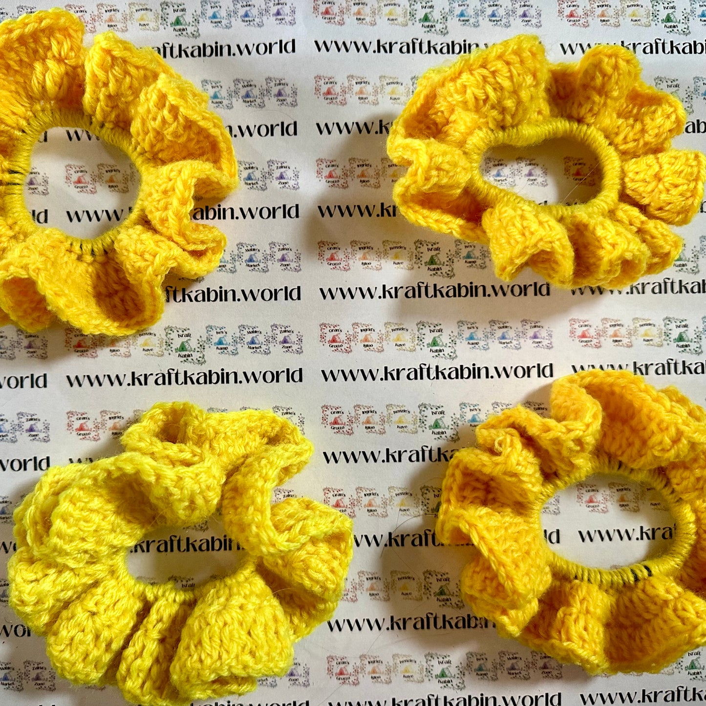 Hand Crocheted Hair Ruffles