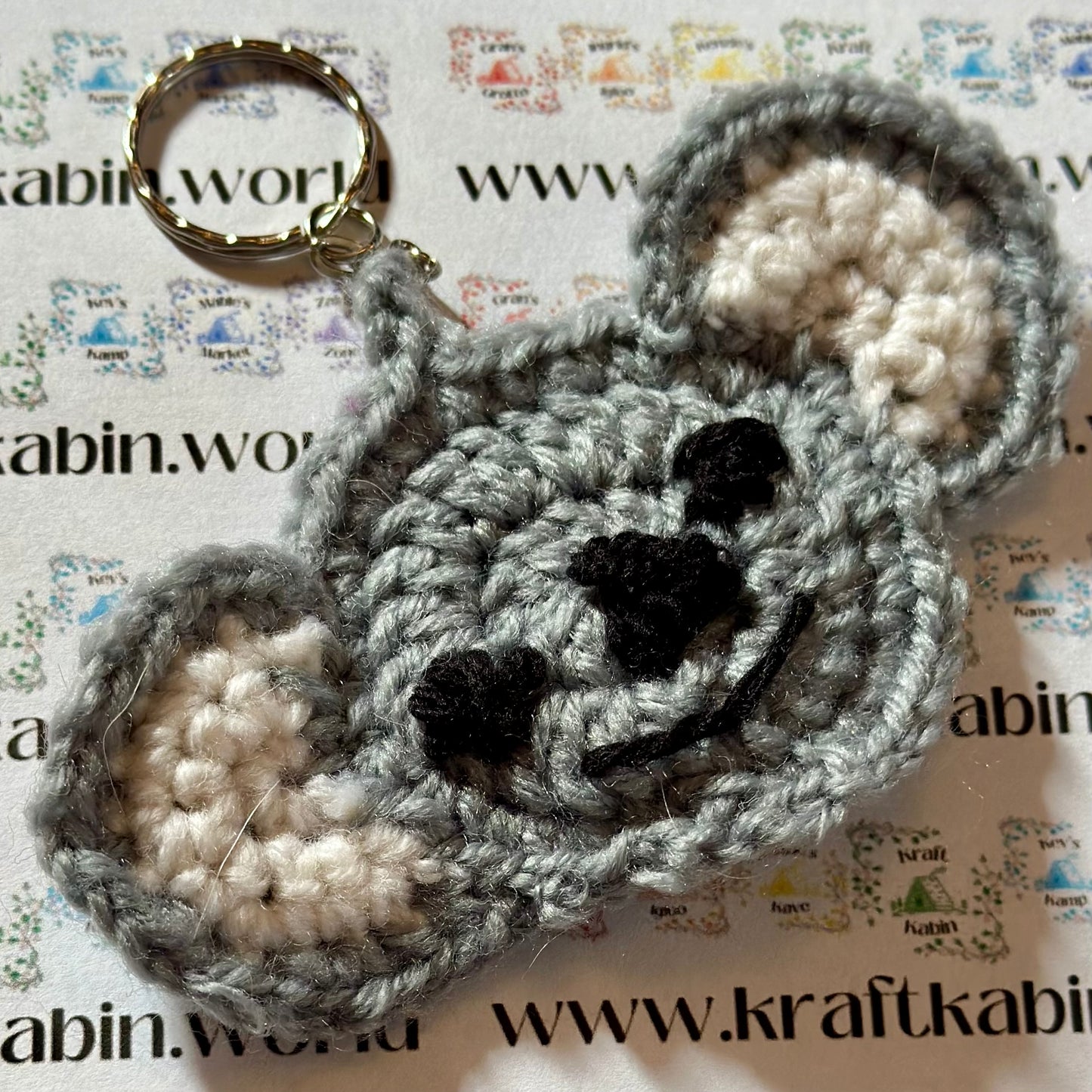 Hand Crocheted Animal Keyrings