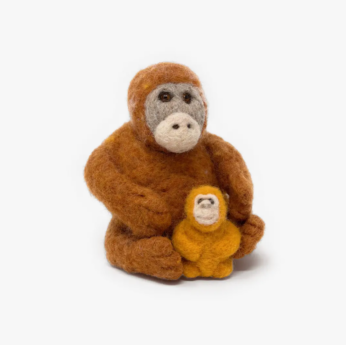 Orangutan and Baby Needle Felting Craft Kit