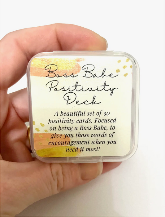 Boss Babe Positivity Card Deck