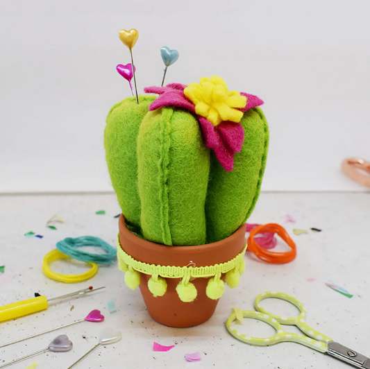 Prickly Cactus Pin Cushion Sewing Kit