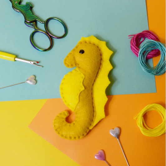 Seahorse Mini Felt Craft Kit