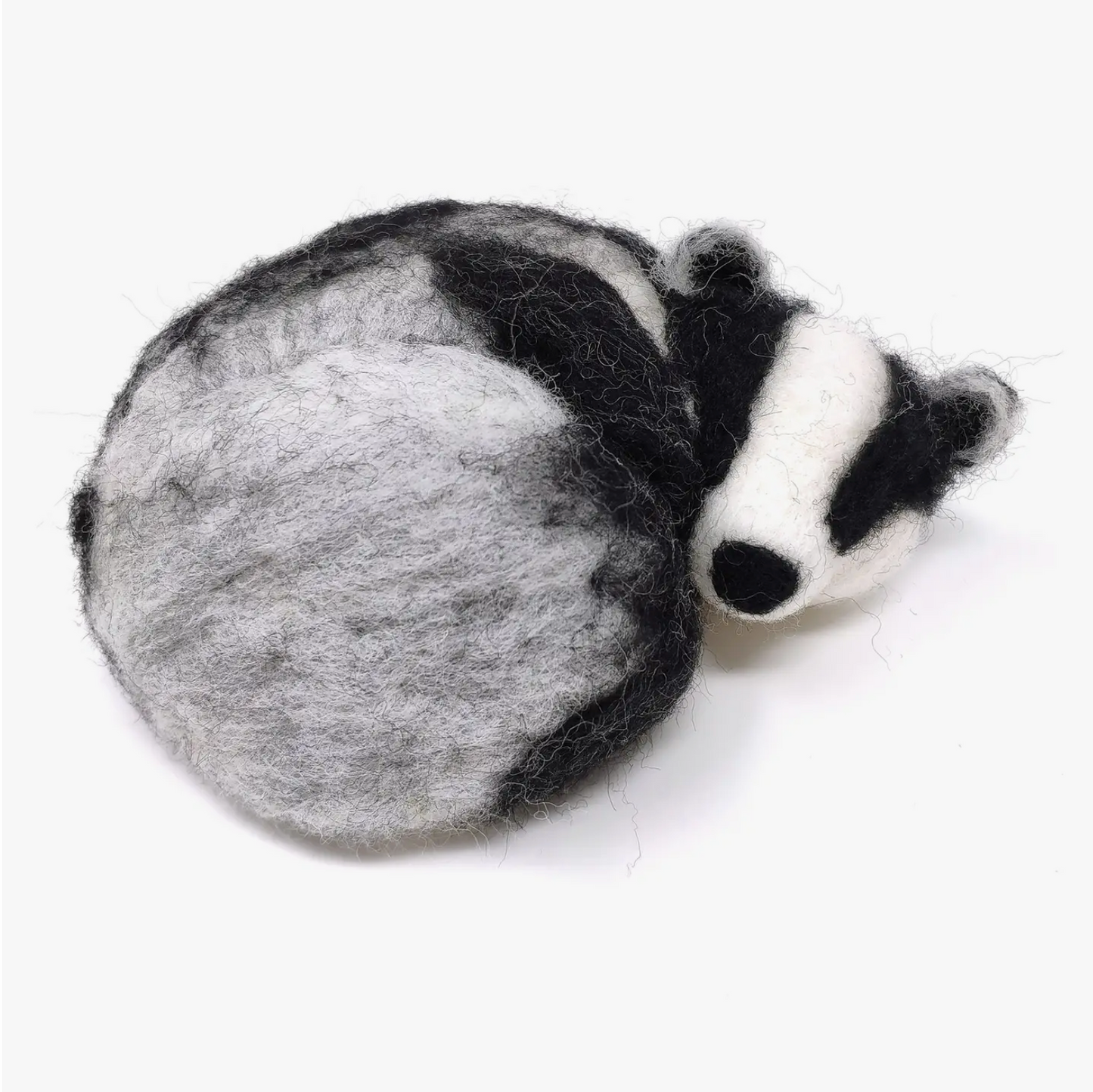 Sleepy Badger Needle Felting Craft Kit