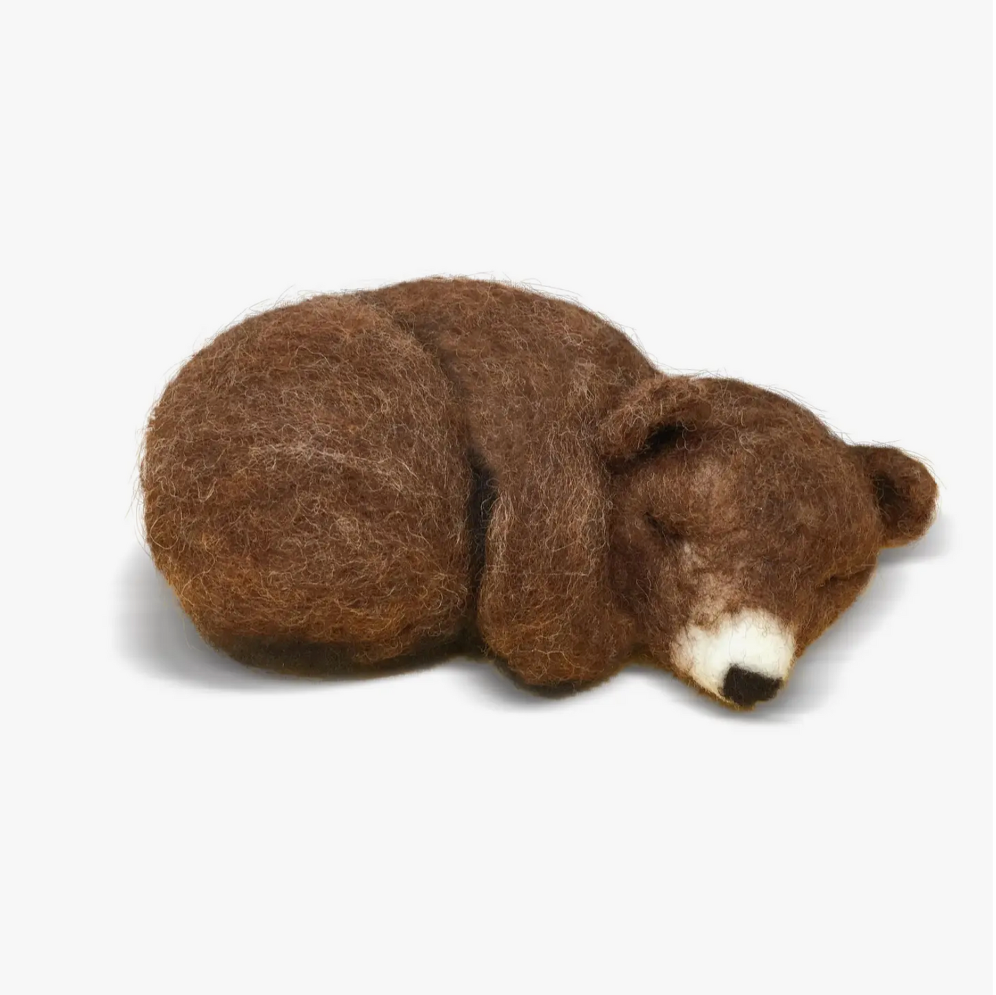 Sleepy Brown Bear Needle Felting Craft Kit