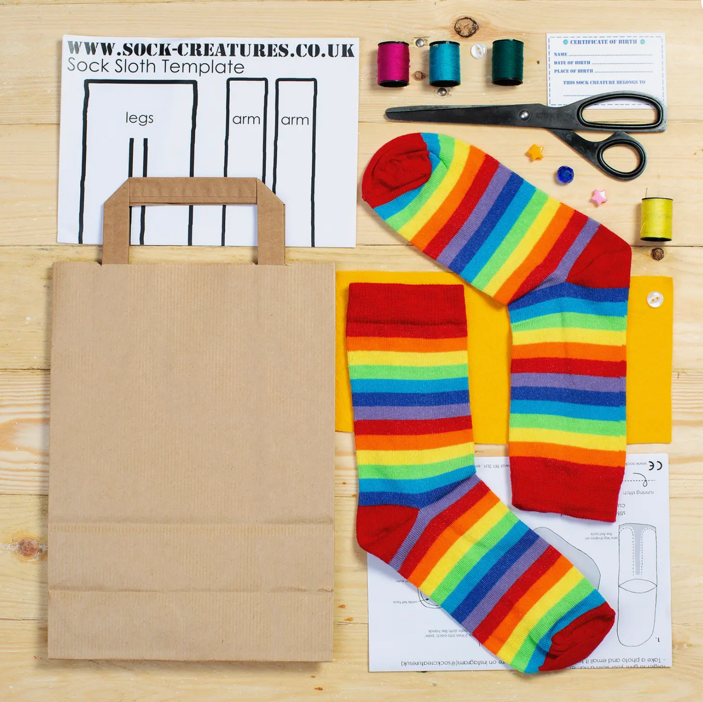 Sock Elephant Craft Kit