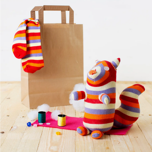 Sock Squirrel Craft Kit