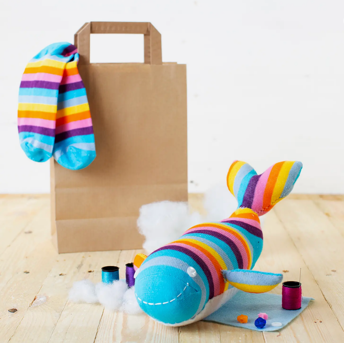 Sock Whale Craft Kit