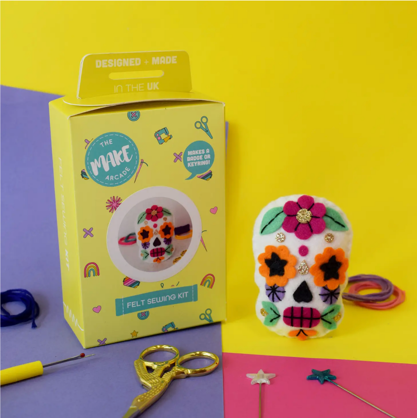 Sugar Skull Mini Felt Craft Kit