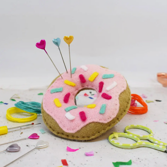 Sweet Doughnut Pin Cushion Sewing Kit