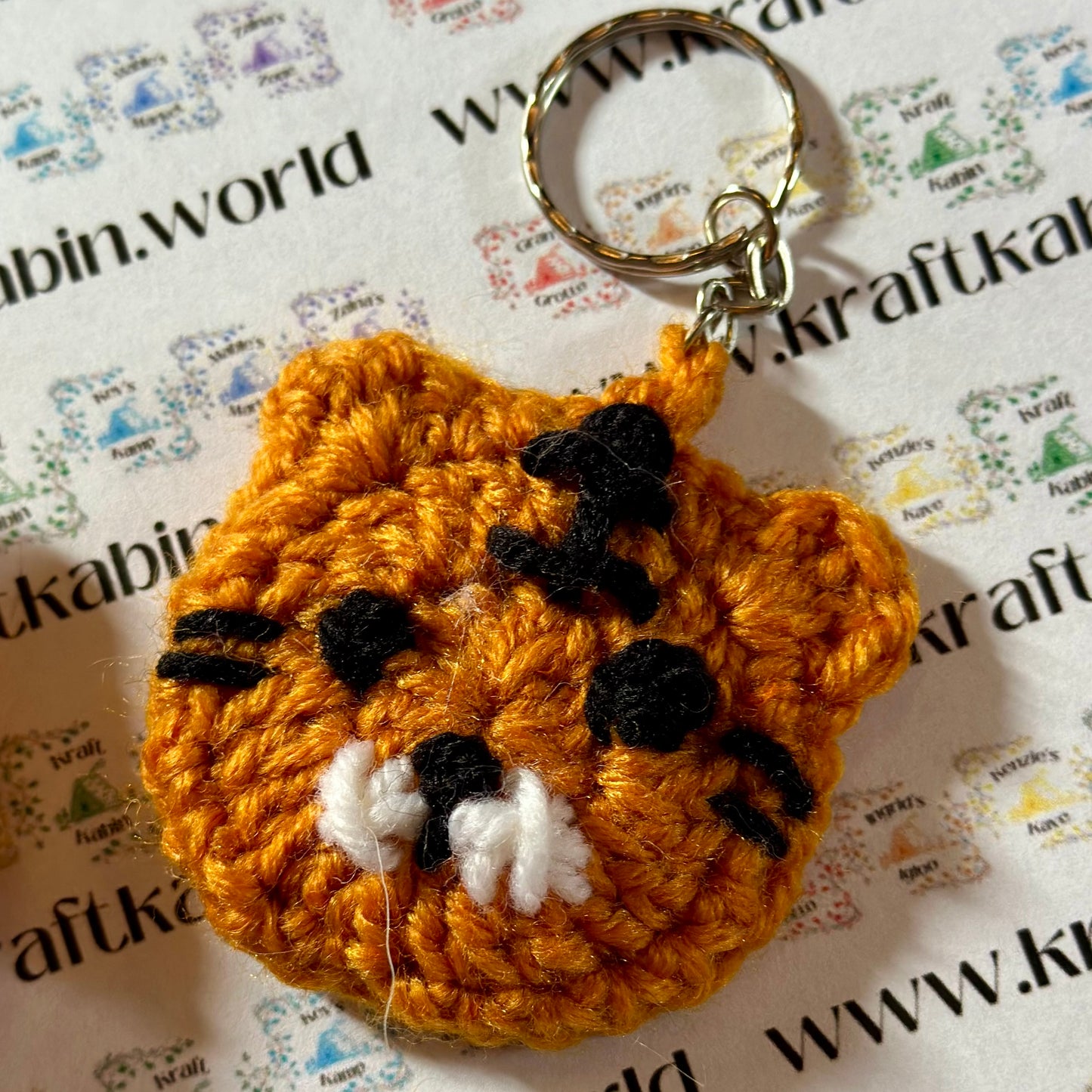 Hand Crocheted Animal Keyrings