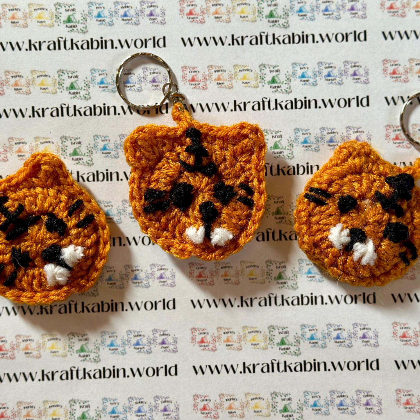 Hand Crocheted Animal Keyrings